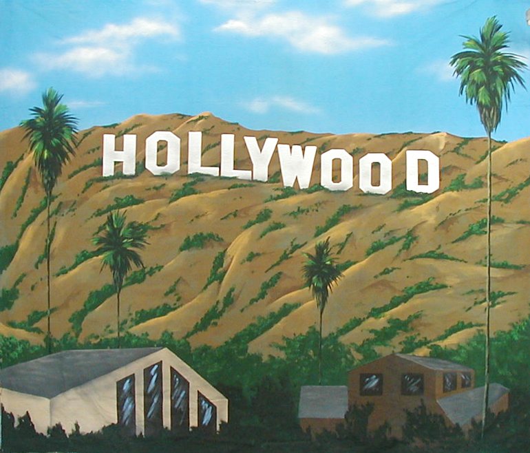 770x658 Hollywood Stinks - Hollywood Painting