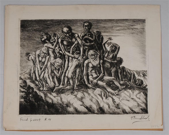 588x470 Holocaust Art 7 Works By Isaac Friedlander On Artnet - Holocaust Painting