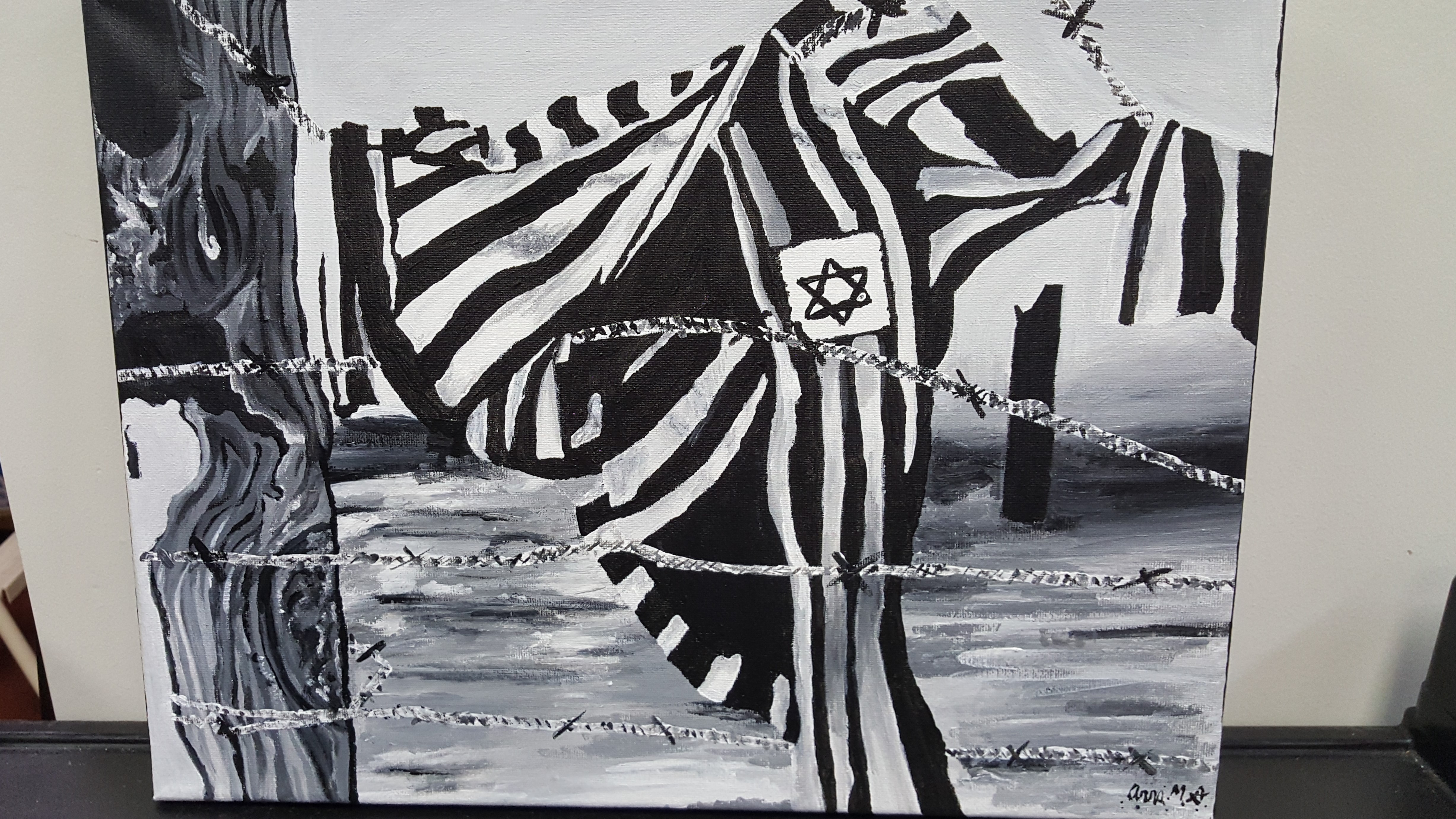 4908x2761 Shnurman Visual Arts Contest Holocaust Education Committee - Holocaust Painting