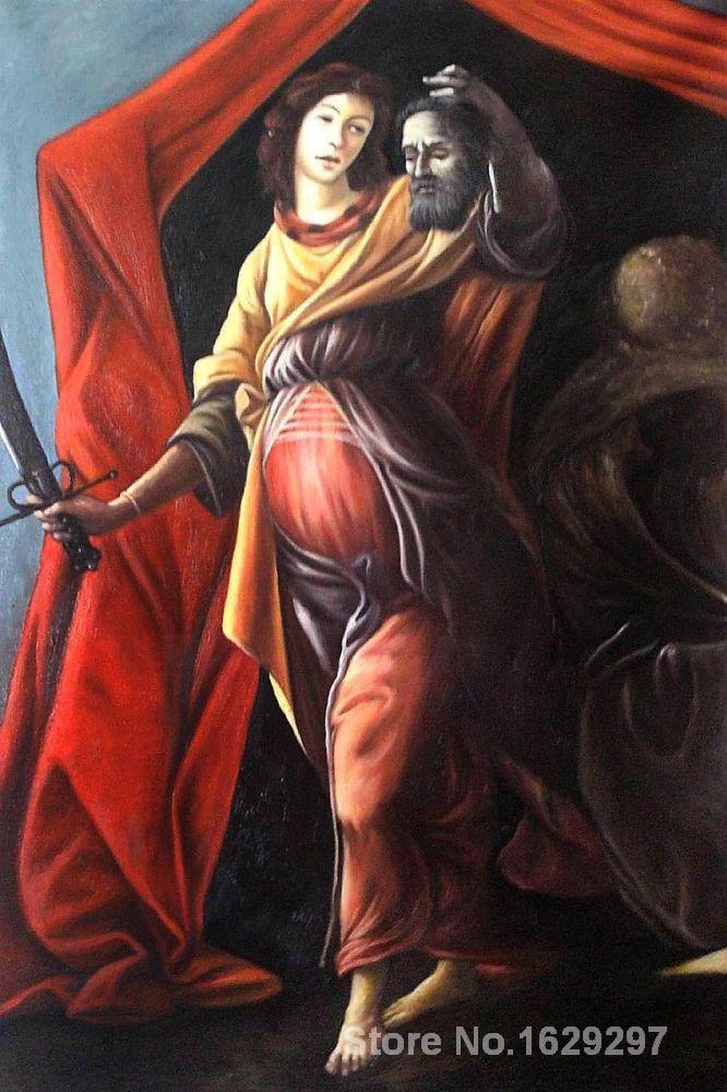 666x1000 Judith Leaving The Tent Of Holofernes By Sandro Botticelli Famous - Holofernes Painting
