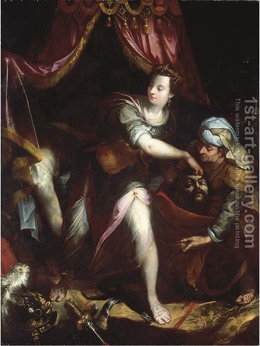 512x680 Judith And Holofernes Lavinia Fontana Reproduction 1st Art Gallery - Holofernes Painting