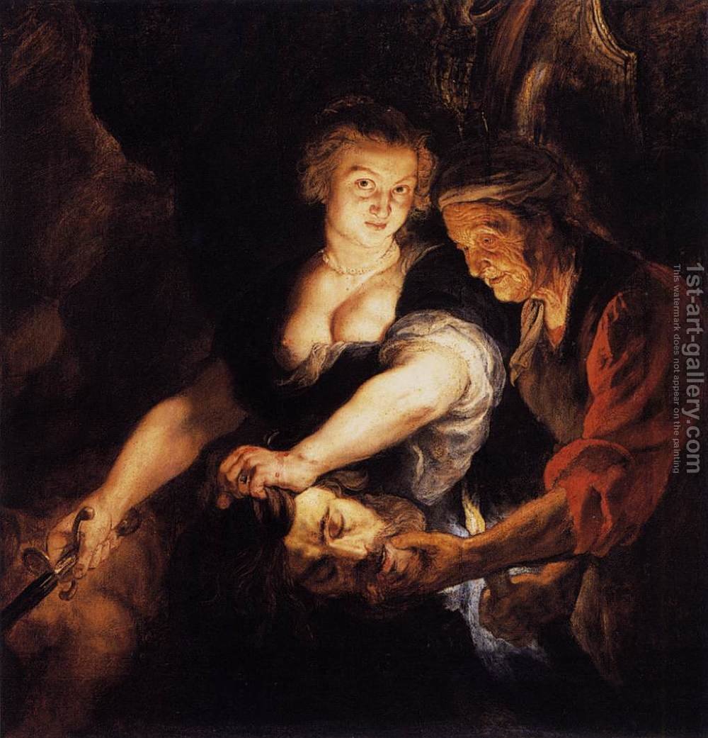 1000x1041 Judith With The Head Of Holofernes C. 1616 Rubens Reproduction - Holofernes Painting