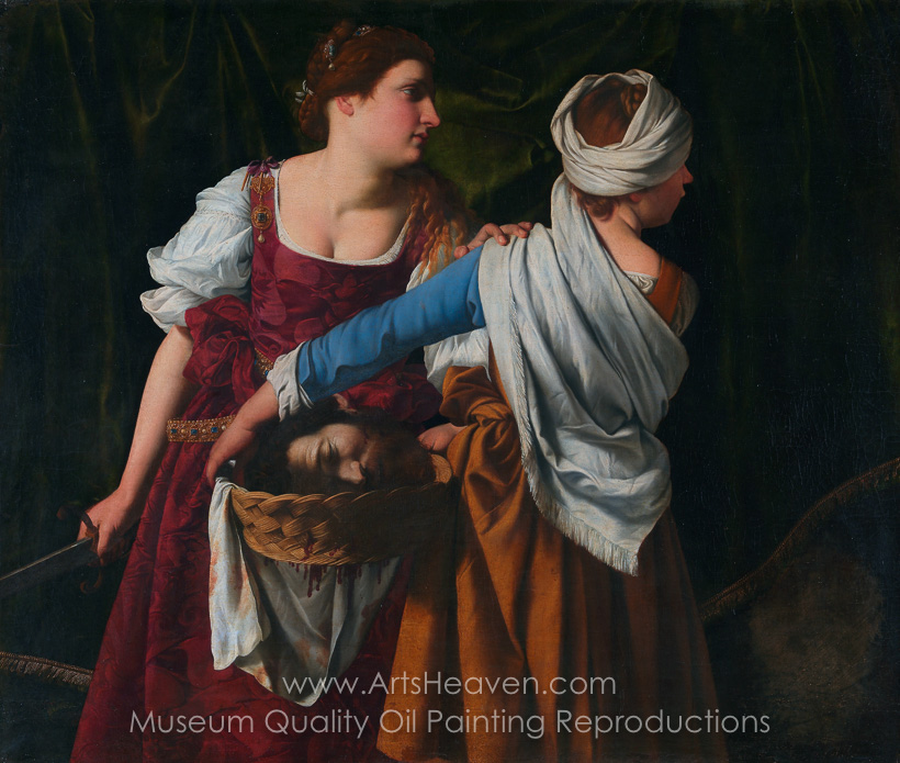 820x695 Reproduction Painting Orazio Gentileschi Judith And Her - Holofernes Painting