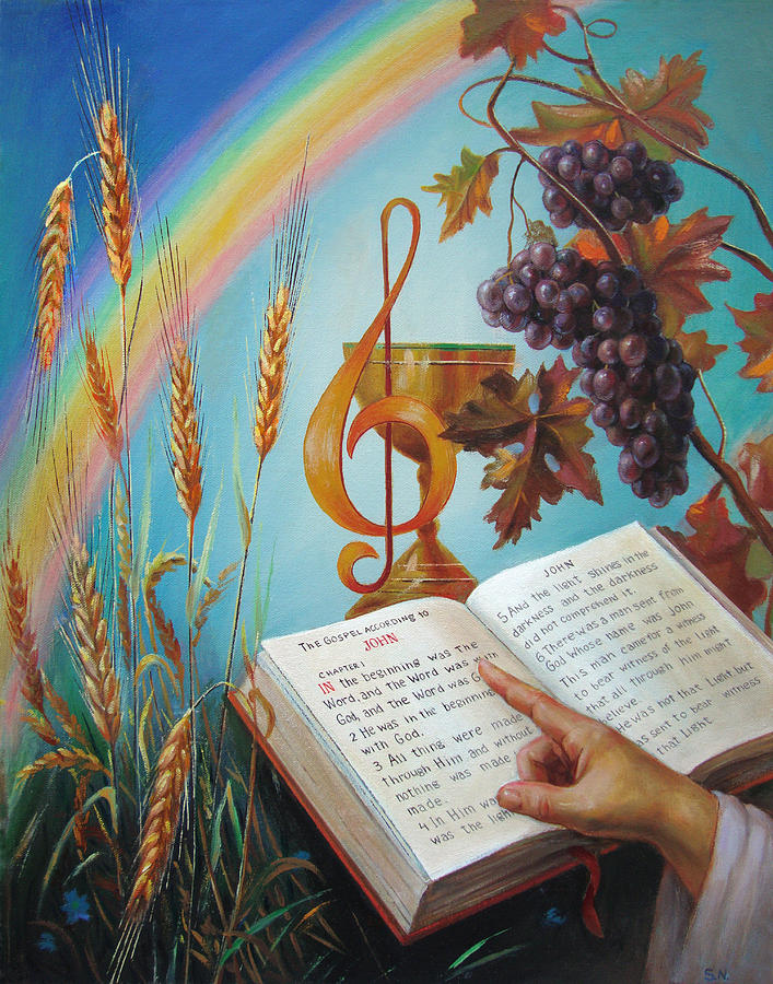 707x900 Holy Bible - Holy Bible Painting