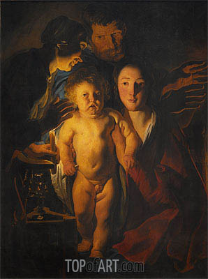 298x400 The Holy Family Jacob Jordaens Painting 10254 Topofart - Holy Family Painting