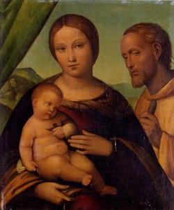 250x301 The Holy Family By Niccolo Pisano - Holy Family Painting