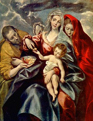 300x391 Famous The Holy Family Paintings Amp Reproductions 1st Art Gallery - Holy Family Painting