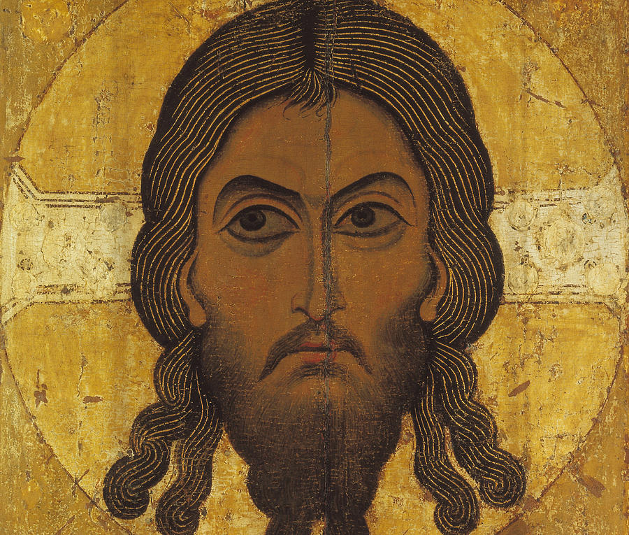 900x765 The Holy Face Painting By Novgorod School - Holy Painting