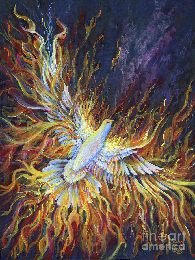 Holy Spirit Painting at PaintingValley.com | Explore collection of Holy ...