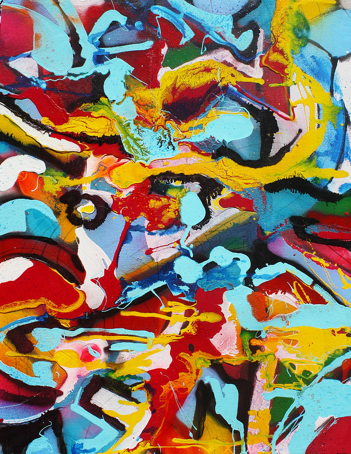 696x900 Holy Trinity Painting By Mishou Sanchez - Holy Trinity Modern Painting