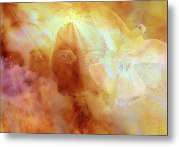 600x495 The Holy Trinity Painting By Valerie Anne Kelly - Holy Trinity Modern Painting