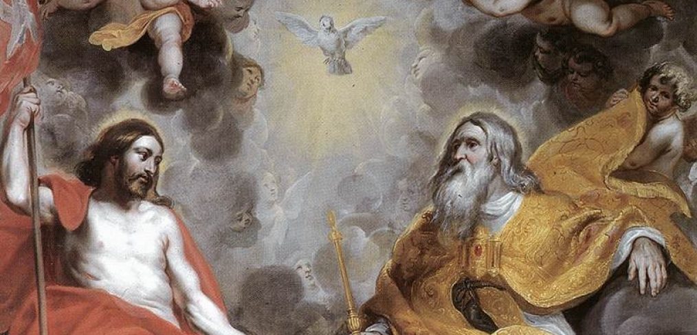 1014x487 Solemnity Of The Most Holy Trinity Ipray With The Gospel - Holy Trinity Painting