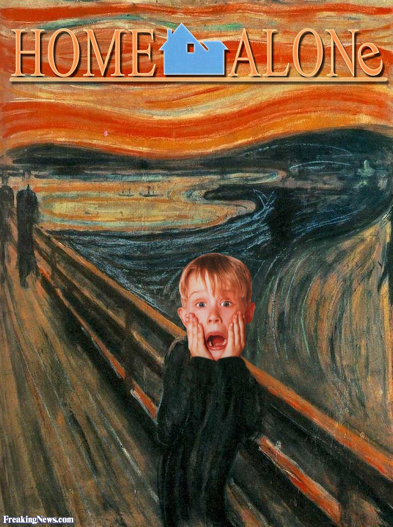800x1072 Home Alone By Edvard Munch Pictures - Home Alone Painting