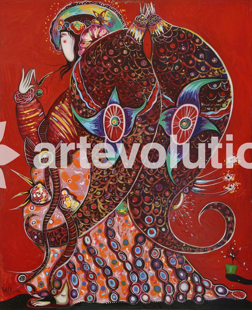 878x1080 Gone Home Alone By Toller Cranston - Home Alone Painting