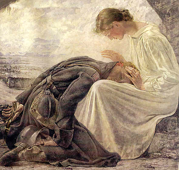 590x562 Painting Of The Day Homecoming Rise Of The West - Homecoming Painting