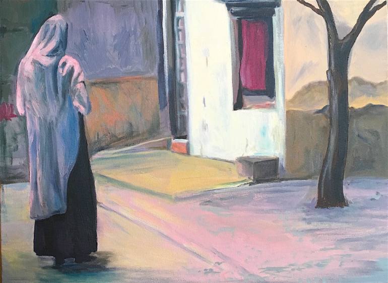 770x562 Saatchi Art The Homecoming Painting By Arun Prem - Homecoming Painting