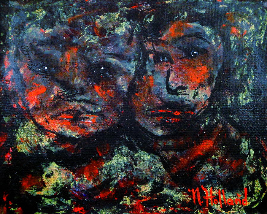 900x721 Homeless Painting By Natalie Holland - Homeless Painting