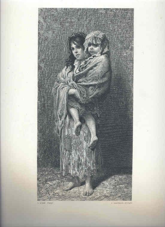 551x759 Homeless [John Saddler Engraving Of A Dore Painting]. By Dore - Homeless Painting