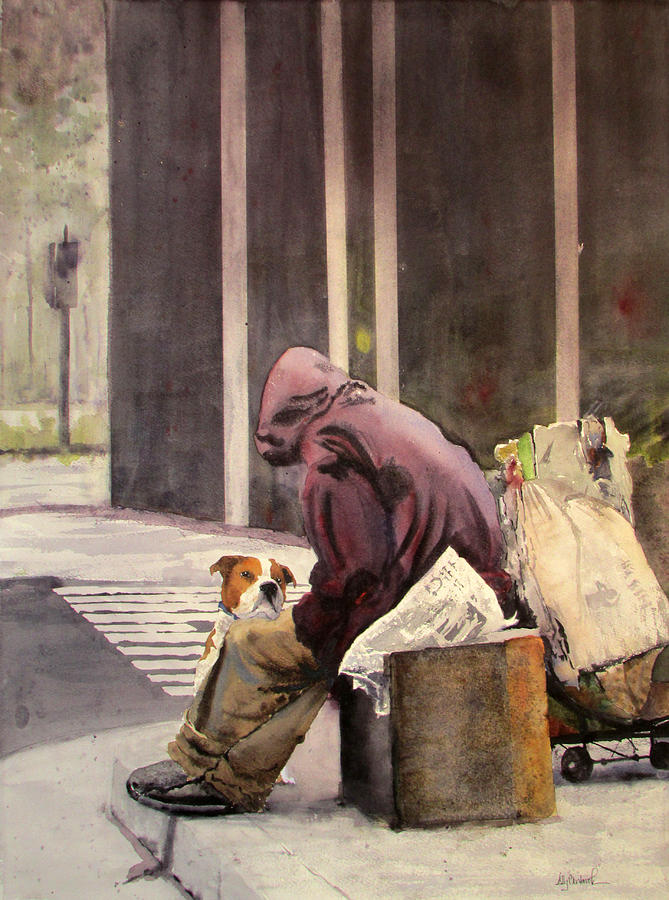 669x900 Last Connection 3 - Homeless Painting