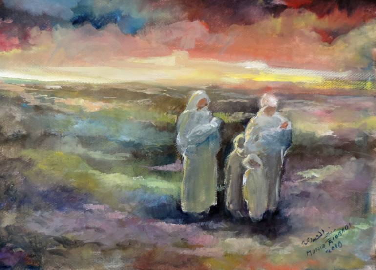 770x552 Saatchi Art Homeless Painting By Munir Alubaidi - Homeless Painting