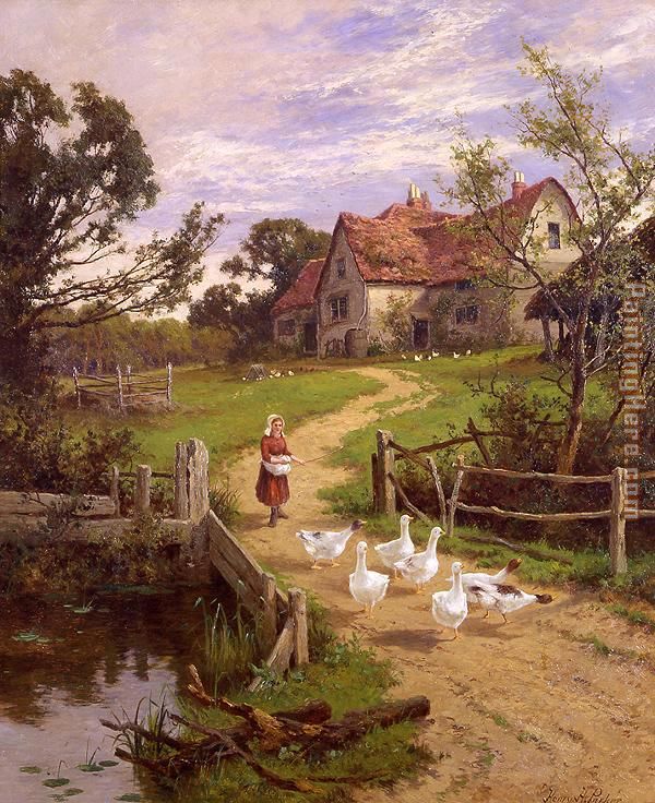 600x736 Henry H. Parker A Berkshire Homestead Painting Anysize 50% Off - Homestead Painting