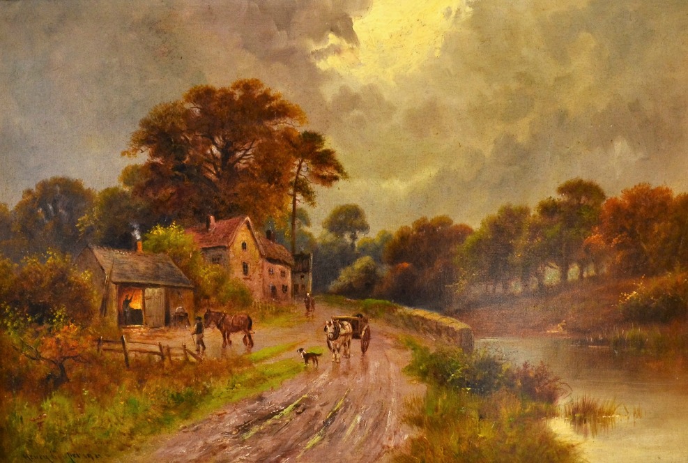 987x664 Henry Cooper Oil Painting - Homeward Bound Painting