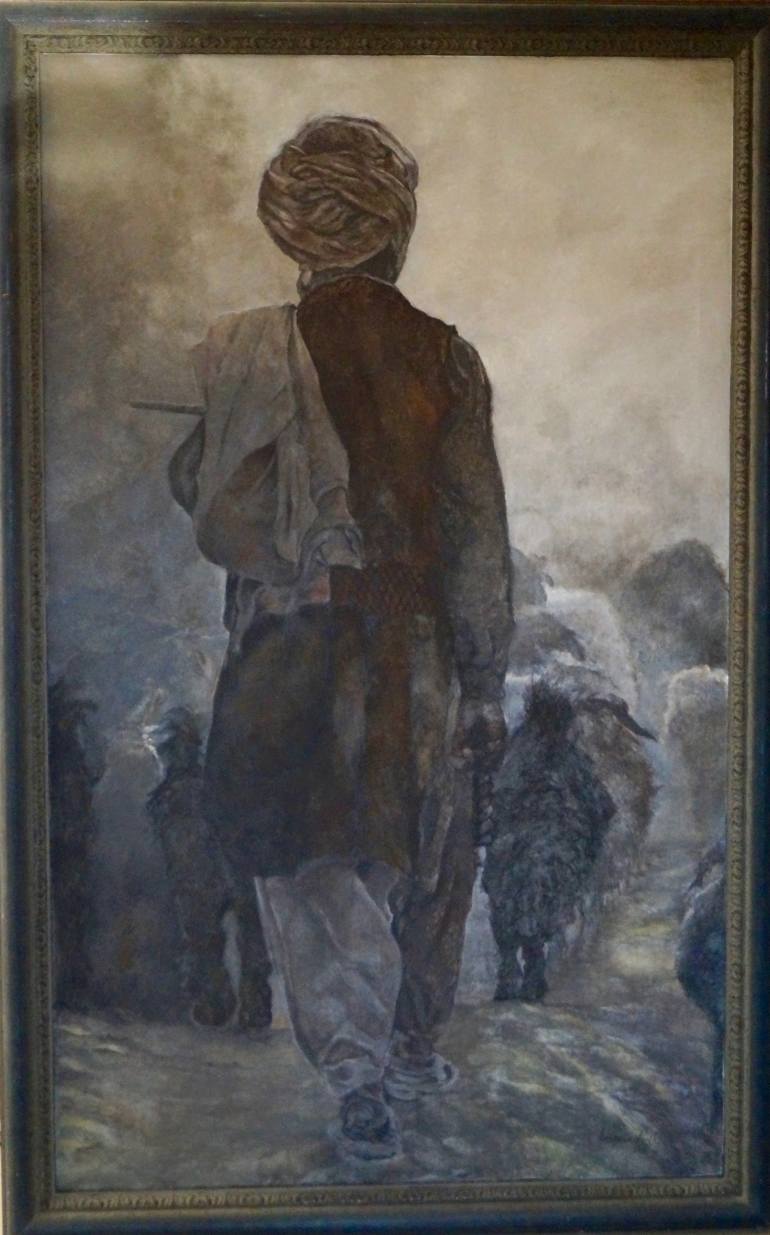 770x1235 Saatchi Art Homeward Bound Painting By Sangeeta Singh - Homeward Bound Painting