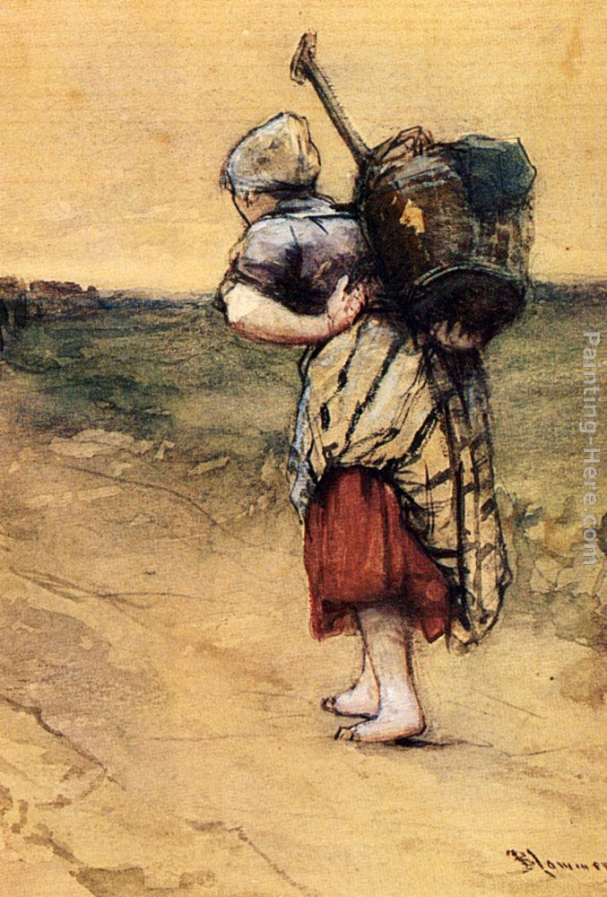 677x1000 Bernardus Johannes Blommers Homeward Bound Painting Anysize 50 - Homeward Bound Painting