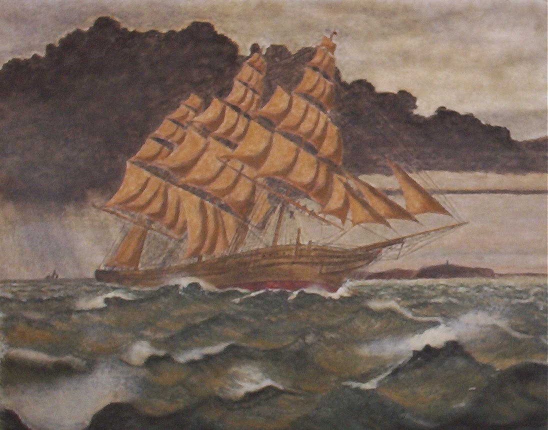 1096x860 Filetea Clipper Homeward Bound - Homeward Bound Painting