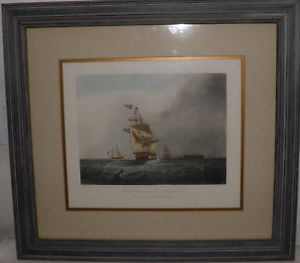 300x263 H Paprill Hand Colored Engraving By S Walters Painting Homeward - Homeward Bound Painting