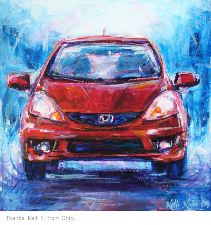 676x720 Honda We'Re Fans Of You Too - Honda Painting