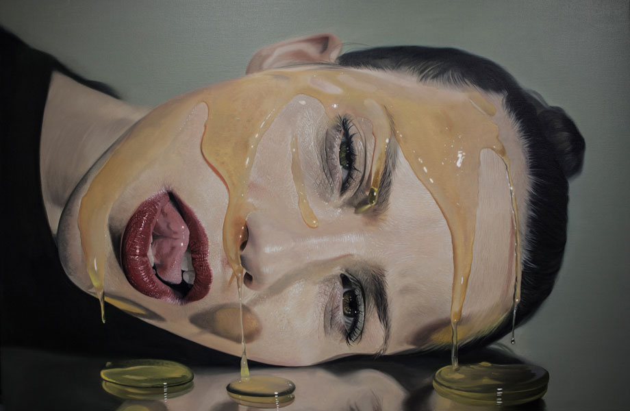 920x600 Hyperreal Paintings By Mike Dargas - Honey Painting