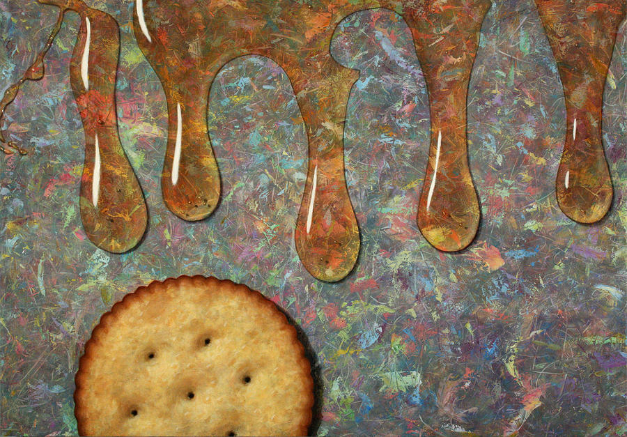900x627 Cracker Honey Painting By James W Johnson - Honey Painting
