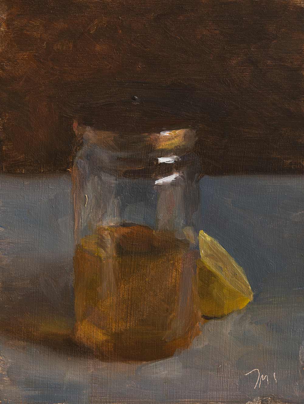 1000x1328 Daily Paintings Honey And Lemon Postcard From Provence - Honey Painting