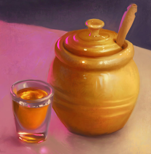 600x614 Friday Painting - Honey Painting