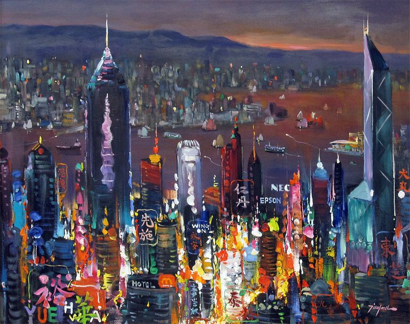 Hong Kong Painting at Explore collection of Hong