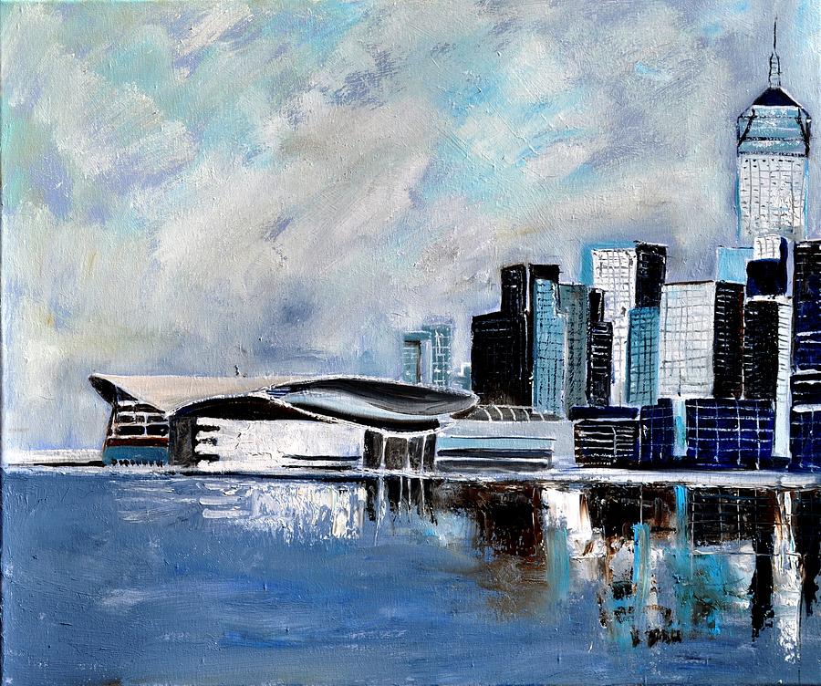 900x752 Hong Kong Painting By Pol Ledent - Hong Kong Painting