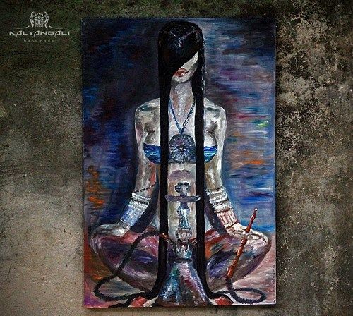 500x448 Kalyanbali Art - Hookah Painting