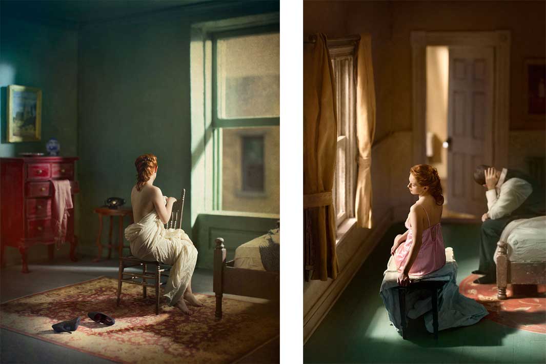 1065x710 Richard Tuschman Edward Hopper Recreations Are Inspired By - Hooper Painting
