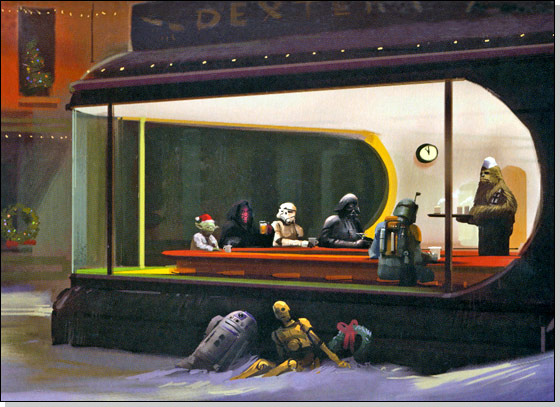 560x407 Eng 399 Nighthawks By Edward Hopper - Hooper Painting