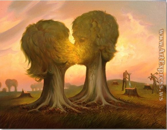 581x452 Vladimir Kush Ray Of Hope Painting 50% Off - Hope Painting