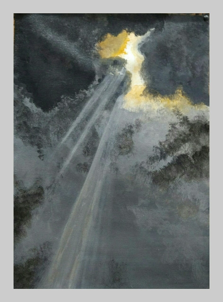 944x1280 Buy Ray Of Hope Handmade Painting By Surya C G. Code - Hope Painting