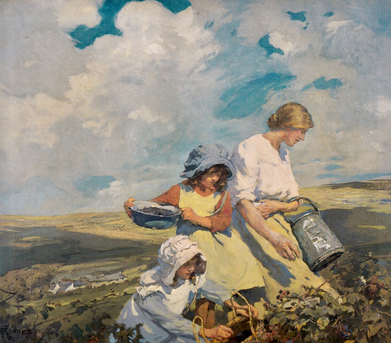 1280x1122 Frank Bramley Roaringwater Journal - Hopeless Dawn Painting