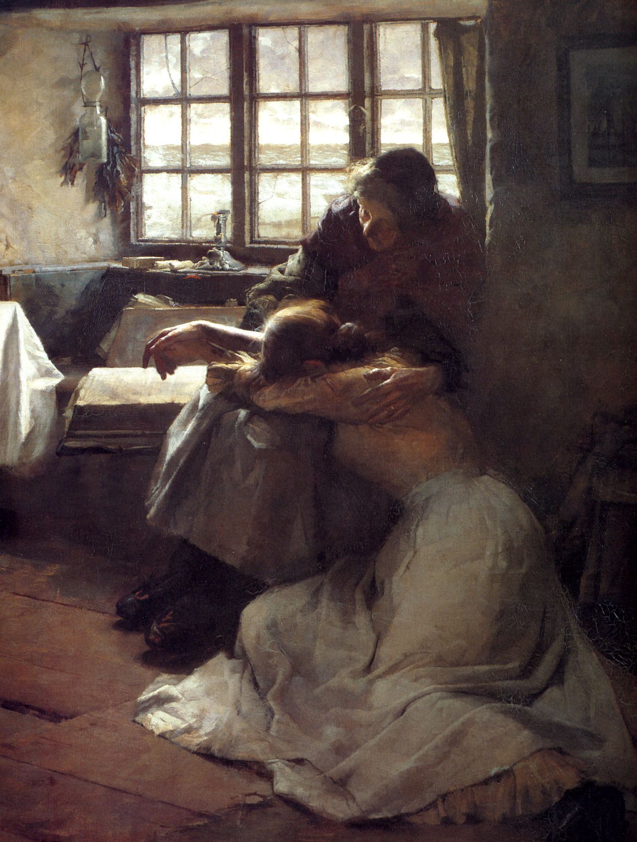 1280x1691 A Hopeless Dawn ~ Frank Bramley The Natural Light Is Beautiful - Hopeless Dawn Painting
