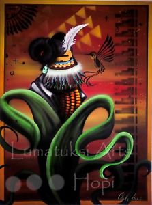 223x300 Hopi Painting Clyde Harris Giclee Prints. Ebay - Hopi Painting
