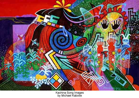 580x408 Canku Ota - Hopi Painting