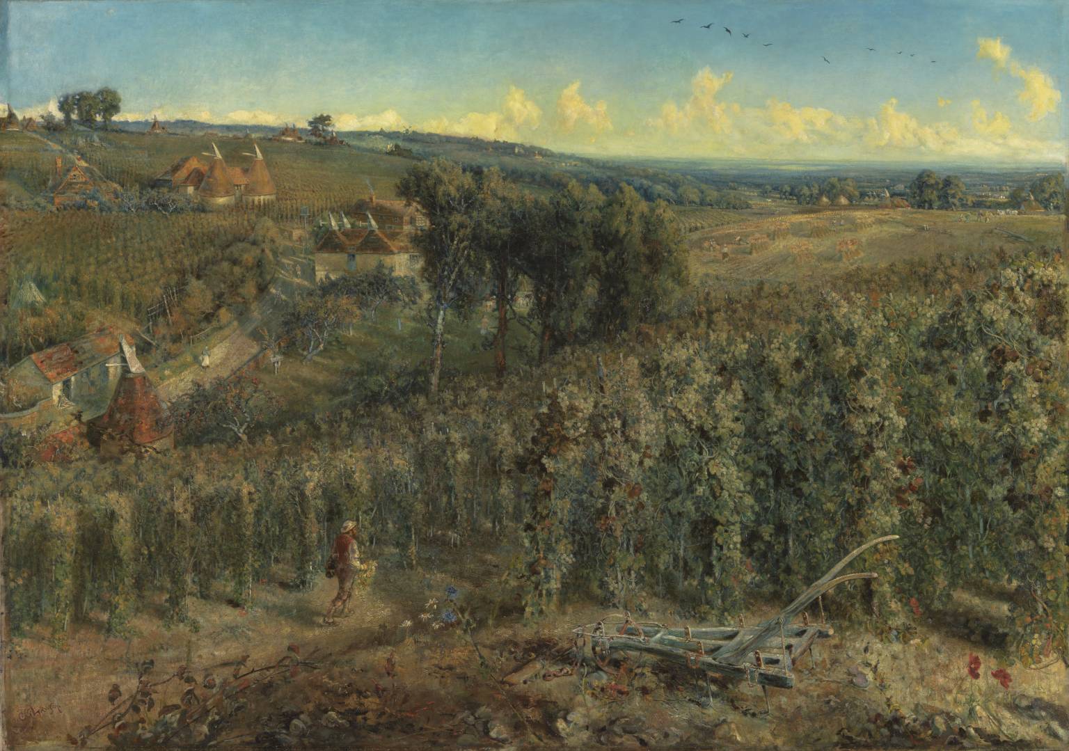 1536x1079 The Hop Gardens Of England', Cecil Gordon Lawson, 1874 Tate - Hops Painting