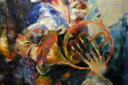 250x167 Horn Paintings - Horn Painting