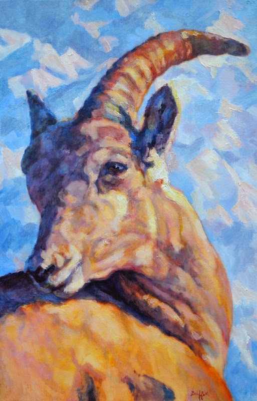 513x800 Patricia A. Griffin Visual Artist December 2014 - Horn Painting