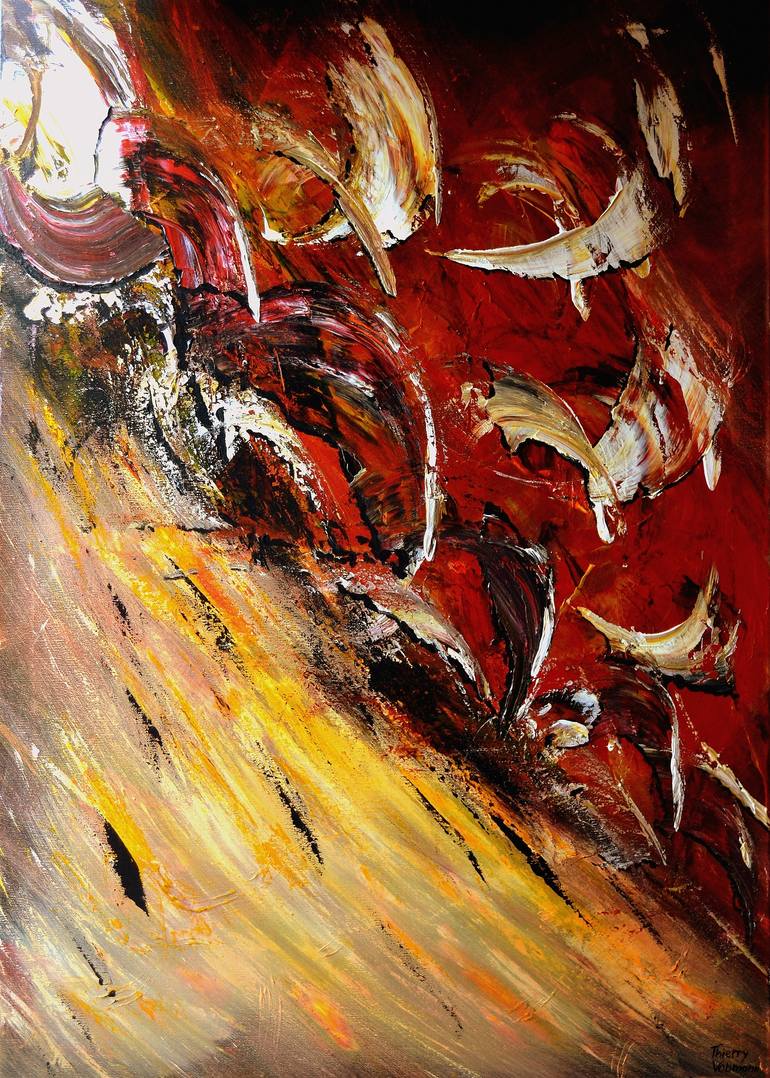 770x1078 Saatchi Art Cap Horn Painting By Thierry Vobmann - Horn Painting
